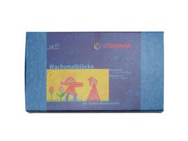 STOCKMAR Beeswax Block 12 Paper ST34202 Japanese Crayons, Colors, Box, [Genuine Product]