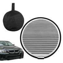 80cm Circular Striped Flexible Foldable PDR Lined Light Reflector Board Round Dent Panel Portable Car Dent Remover Check Tool China Mainland
