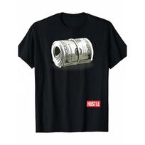 Hustle T-Shirt Hundred Dollar Bill Mo Money By Zany Brainy 100% Cotton T-Shirt S