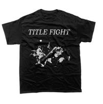 Title Fight Juostos Marškinėliai Trumpomis Rankovėmis Medvilniniai Unisex Marškinėliai Pilnas Dydis S-5XL S įvairiaspalvis