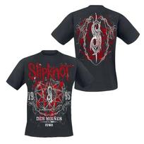 Barrier SLIPKNOT Dark Heavy Metal Rock Punk Band T-Shirt 100% Cotton Graphic Tee Men Women Summer Streetwear Top S įvairiaspalvis