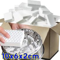 Magic Cleaning Sponge Soft Absorbent Sponges Erasers Kitchen Dishwashing Washing Pot Rust Stain Brushes Cleaner Scouring Pads 10PCS balta