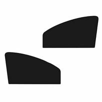 2/4Pcs Blackout Car Window Sun Shade 99% UV Blocking Car Privacy Curtains  Baby Care 2Pcs Front