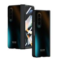 For Samsung Z Fold 4 Anti -Drop Full Body Glass Film Cases For Samsung Galaxy Z Fold 4 5g Fold4 Zfold4 Plating Fashion Cover for Samsung Z Fold 4 juoda