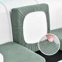 Vienos spalvos Storas Elastingas Sofos Užvalkalas Svetainės Apsauga Vaikams Neslystantis Sofos Užvalkalas Sėdynės Pagalvėlė Plaunamas Nuimamas 1vnt S0-20-35X35-50cm gray