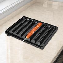 Cast Iron Sausage Pan,Sausage Plate,8 Grids Anti Stick Plate,Waffle Corn Dog Maker for
