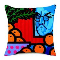 Henri Matisse spausduotas pagalvės užvalkalas Portretas Aliejinė dailės tapyba Dekoratyvinis pagalvės užvalkalas Namų dekoras Poliesteris Medvilnė Linas 45X45cm 45X45CM