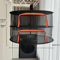 4-Layer Herb & Fish Drying Rack: Eco-Friendly Net for Dried Goods & Gardening Supplies