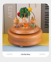 Mechanical Rotating Ferris Wheel Music Box for Children - Handmade Birthday and Christmas Gift