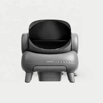 Smart Cat Litter Box M1 Self Cleaning Automatic Cat Toilet APP Control Extra Large Space Suitable for Big Cats Pet Litter Box Suitable for all cats pilka