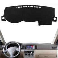 For Toyota Corolla Altis Fielder E120 E130 2003-2006 2004 Dashboard Cover Mat Pad Dash SunVisor Protector Carpet Car Accessories Black(Black Edge)