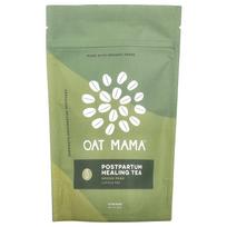 Oat Mama, postpartum healing tea, spicy pear, caffeine-free, 14 tea bags, 32g