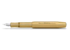 Kaweco Fountain Medium Pen, Nib, Brass, Sport, BRFP-BR (Official Import) žalvaris