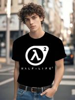 Half-Life 2 Logo Graphic T-shirt - Official Video Game Tee S įvairiaspalvis