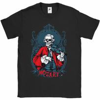 Wolfgang Amadeus Mozart Dead Music Composer Mens T-Shirt S įvairiaspalvis