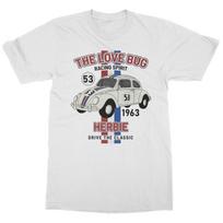 Herbie Klasikinis automobilis - The Love Bug tribute Lenktyninis Unisex marškinėliai S įvairiaspalvis