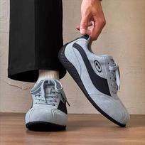 Casual Dexun shoes New breathable, comfortable, non-slip and wear-resistant retro sports racing shoes 35【foot length 22.5cm】 mėlyna