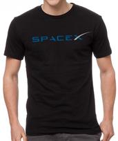 SpaceX raketos paleidimo palydovo marškinėliai S įvairiaspalvis