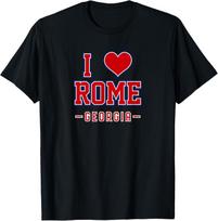I Love Rome Georgia T-Shirt S įvairiaspalvis