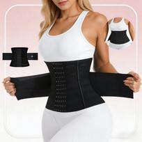 Shapewear Women Corset Waist Trainer Body Shaper Double Tummy Control Slimming Sheath Flat Belly Reductive Belts Sport Girdle S juoda