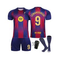 (#9 LEWANDOWSKI) 25-26 Barselonos namų La Liga numerio futbolo marškinėliai vaikams ir suaugusiems 16#