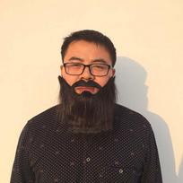 Men's Black Flannel Muttonchops – Halloween Party Prank Beard Prop One Size