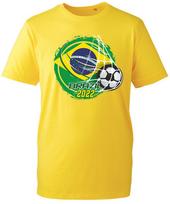 Brazilijos Futbolo Marškinėliai T Marškinėliai Organiniai Pasaulio Taurės Palaikytojo Unisex Marškinėliai S