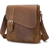 High Quality Men's Leather Messenger Bag Shoulder Crossbody Backpack Bags Purse for Women Vintage Anti-Theft Waterproof Casual 27X23X11cm šviesiai ruda spalva