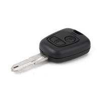 2 mygtukų raktelio korpusas PEUGEOT 106 206 306 307 406 407 607 pulteliui - Citroen Saxo Xsara Picasso Berlingo My00570 black
