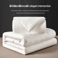 Muji Cotton Sateen 100% Silk Summer Quilt