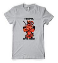 Deadpool Nr. 1 Tėtis pasaulyje Juokingi Personalizuoti Unisex Suaugusiųjų Marškinėliai 4XL