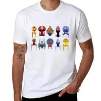 Trek Ships  Captains TShirt Hippie Clothes Summer Top Oversized Anime Figures Mens Tall T Shirts S