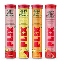 THE PLANT FIX Obuolių acto putojančios tabletės su motina, 500 mg ACV, 15 tablečių X 4 pakuotės, Palaiko medžiagų apykaitą ir apetitą
