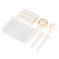 Pasta Drying Rack, Spaghetti Fettuccine Rack, Home Kitchen Tool, Noodle Dryer with ABS Plastic, sy Assembly and Foldable Design for beige
