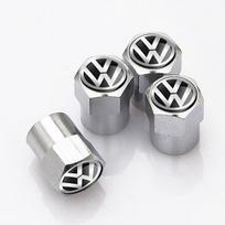 VOLKSWAGEN Automobilio Padangų Vožtuvų Dangteliai Emblema Metalinis Ratlankio Dangtelis VW Volkswagen Golf Polo Passat Jetta passatTouran Automobilio Aksesuarai