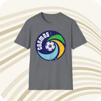 Throwbackmax Niujorko „Cosmos“ logotipas 1970 m. NASL futbolo klasikinio kirpimo marškinėliai 2XL