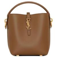 Saint Laurent Classic Logo Glossy Leather Bucket Bag Women Handbags Fox 765870-2R20W-2536 Box(Basic Set+Box)