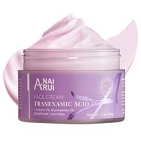 ANAiRUi Tranexamic Acid Face Cream 5%, with Arbutin 7%, Niacinamide 5% & Hyaluronic Acid, Brightening Moisturiser, 50g