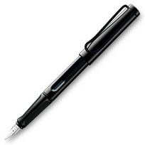 LAMY Safari Fountain Extra Fine Nib Black Genuine Imported Product Pen, (EF), Black, Clip, L19BKB-EF,