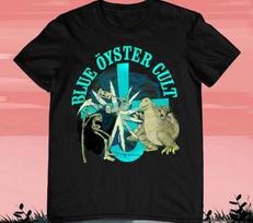 HOT!! New Blue Oyster Cult Band Funny Tee Men 100% Cotton T-shirt Mens Tees Top Size S-5XL S įvairiaspalvis