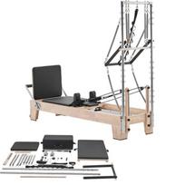 Reformer Pilates - DUOKU - S800-XB - Load 181.44 kg - Double Resistance - Box and Jumping Board