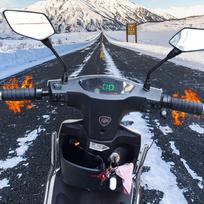 Heated Motorcycle Grips Temperature Adjustment Cycling Hand Warmer Heated Motorcycle Grip Pads For Winter Cold Weather Scooter China Mainland