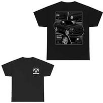 RAM Sunkvežimio Marškinėliai Dodge Pikapo Koliažo Grafinis T-shirt 2 Pusių Automobilinis Medvilninis 5XL įvairiaspalvis