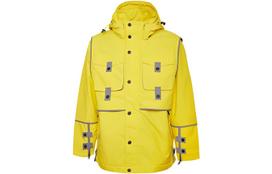 Converse Jackets Women's Yellow Hooded Moderate Workwear 10019958-A01 XL