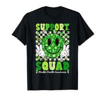 Support Squad Mental Health Matters Awareness Green Ribbon T-Shirt S