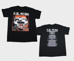2 Sides U.K. Subs Ziezo European Tour 2017 Shirt Black Unisex S-5XL IM1387 S įvairiaspalvis