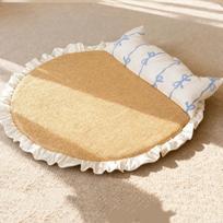 Removable Pad Pet Cooling Mat Non Slip Dog Nest Mat Universal Cat Cooling Pad  Kennel 17.72x17.72 in mėlyna
