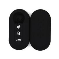Fall-proof key cover, suitable for Fiat 500 Bravo, Iveco Wolfson car key bag, remote control silicone key bag juoda