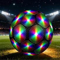 1pc Colorful Spiral Size 5 Soccer Ball Professional Match Training Football Indoor &Outdoor Sports Ball Lightweight Durable c65102 Size 5 blue