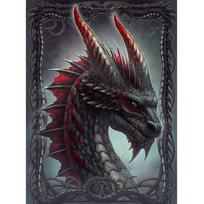 Full Square/Round Diamond Embroidery Grey Dragon Kit Diamond Painting Cross Stitch Mosaic Animal Handmade Gift Full Round 20X30CM